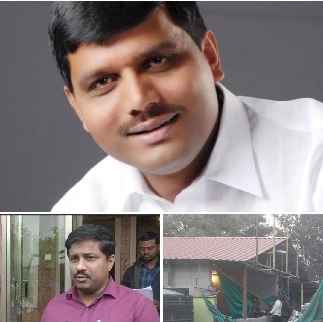 मौजे भोसे ता महाबळेश्वर येथील सर्व्हे नंबर 24/5 मध्ये गुन्हा दाखल असताना रात्रीच्या अंधारात चालू असणाऱ्या बेकायदेशीर बांधकामा वरती कारवाई कधी गरिबांवरती कारवाई मात्र धनदांडग्यना मोकळीक का? दिवाळीच्या मुहूर्तावर धनदांडग्यांकडून बोनस गोळा करण्याची युक्ती तर नाही ना? महसूल यंत्रणेच्या कारवाईकडे संशयाचे ग्रहण भूमिपुत्रा वरती अन्याय होऊ देणार नाही.श्री राजेंद्र शेठ राजपुरे