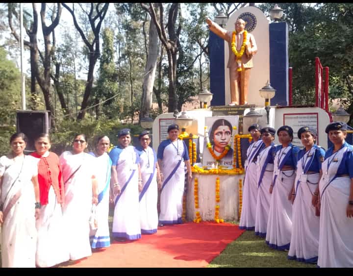 पाचगणी येथे डॉक्टर बाबासाहेब आंबेडकर उद्यानामध्ये त्याग मूर्ती माता रमाई यांची 128 वीस वी जयंती उत्साहात साजरी.!