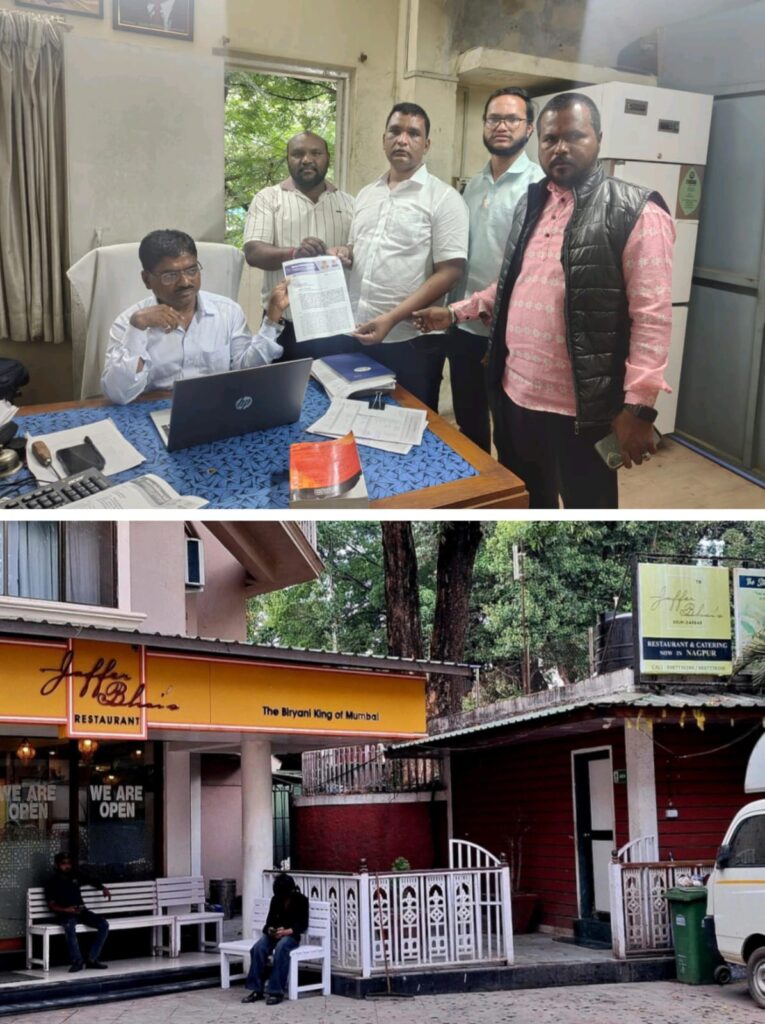 पाचगणीतील जाफर भाई दिल्ली दरबार हॉटेल वरती कारवाई करा अन्न औषध प्रशासनाकडे पीपल्स रिपब्लिकन पक्षाचे युवक जिल्हाध्यक्ष अनमोल कांबळे यांची लेखी तक्रार  तक्रारीत अनेक पुरावे दाखल.!